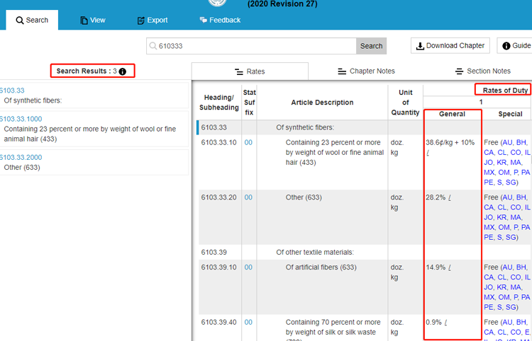 美國關(guān)稅計算