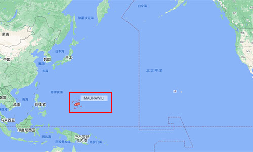 美森正班船威利號在關(guān)島附近